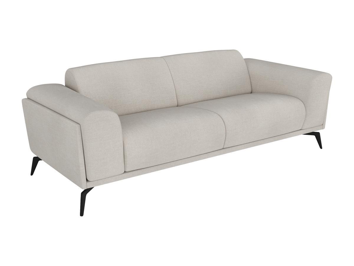 Vente-unique Sofa 3-Sitzer - Stoff - Beige - VUSARI  