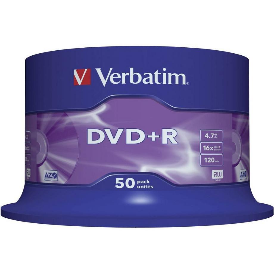 Verbatim  Verbatim DVD+R 4.7 GB 16x 50er Spindel 