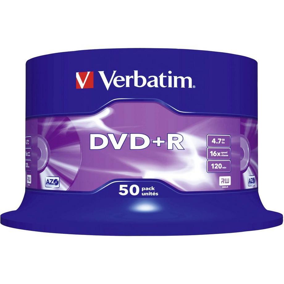 Verbatim  Verbatim DVD+R 4.7 GB 16x 50er Spindel 