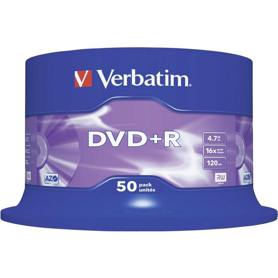 Verbatim  Verbatim DVD+R 4.7 GB 16x 50er Spindel 
