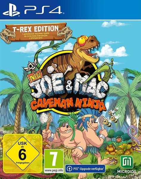 Image of New Joe & Mac: Caveman Ninja - T-Rex Edition (Free Upgrade to PS5)