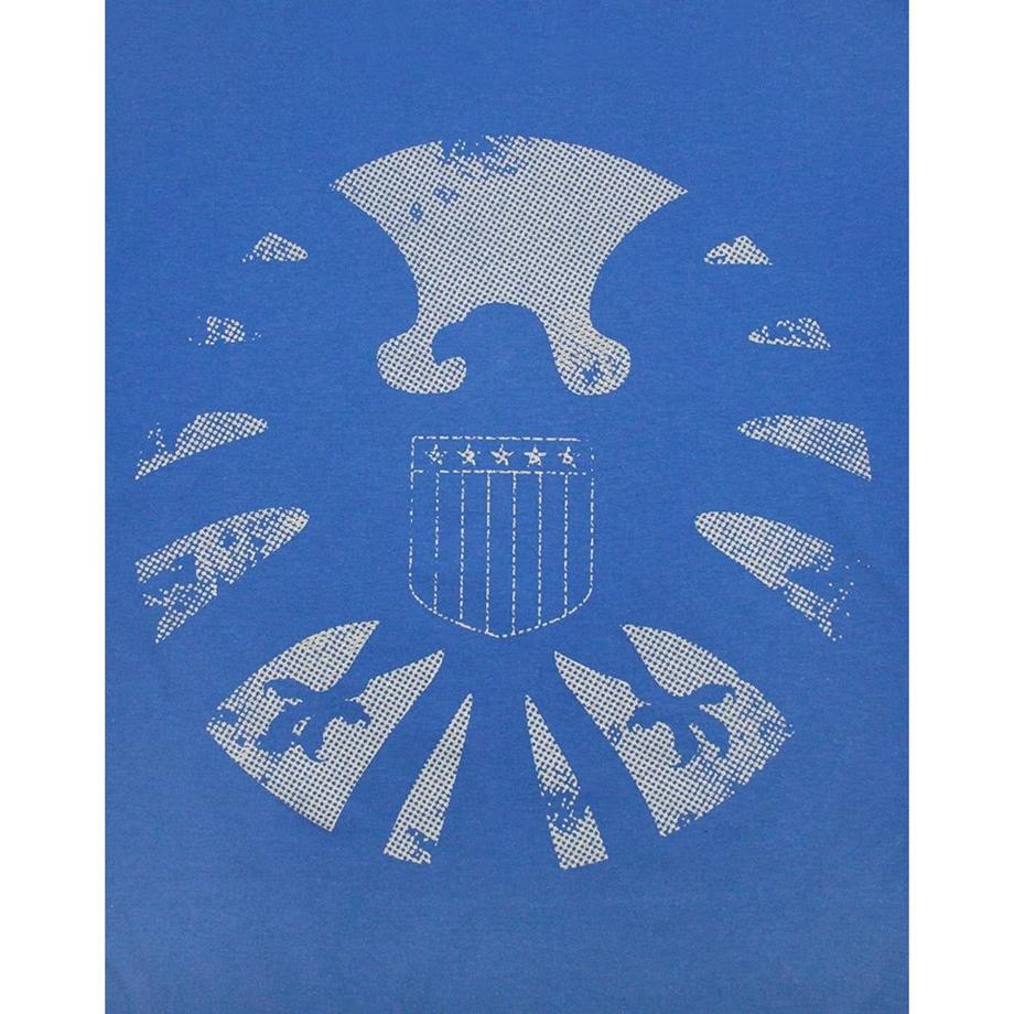 MARVEL Avengers T-Shirt Scudo Effetto Usurato  
