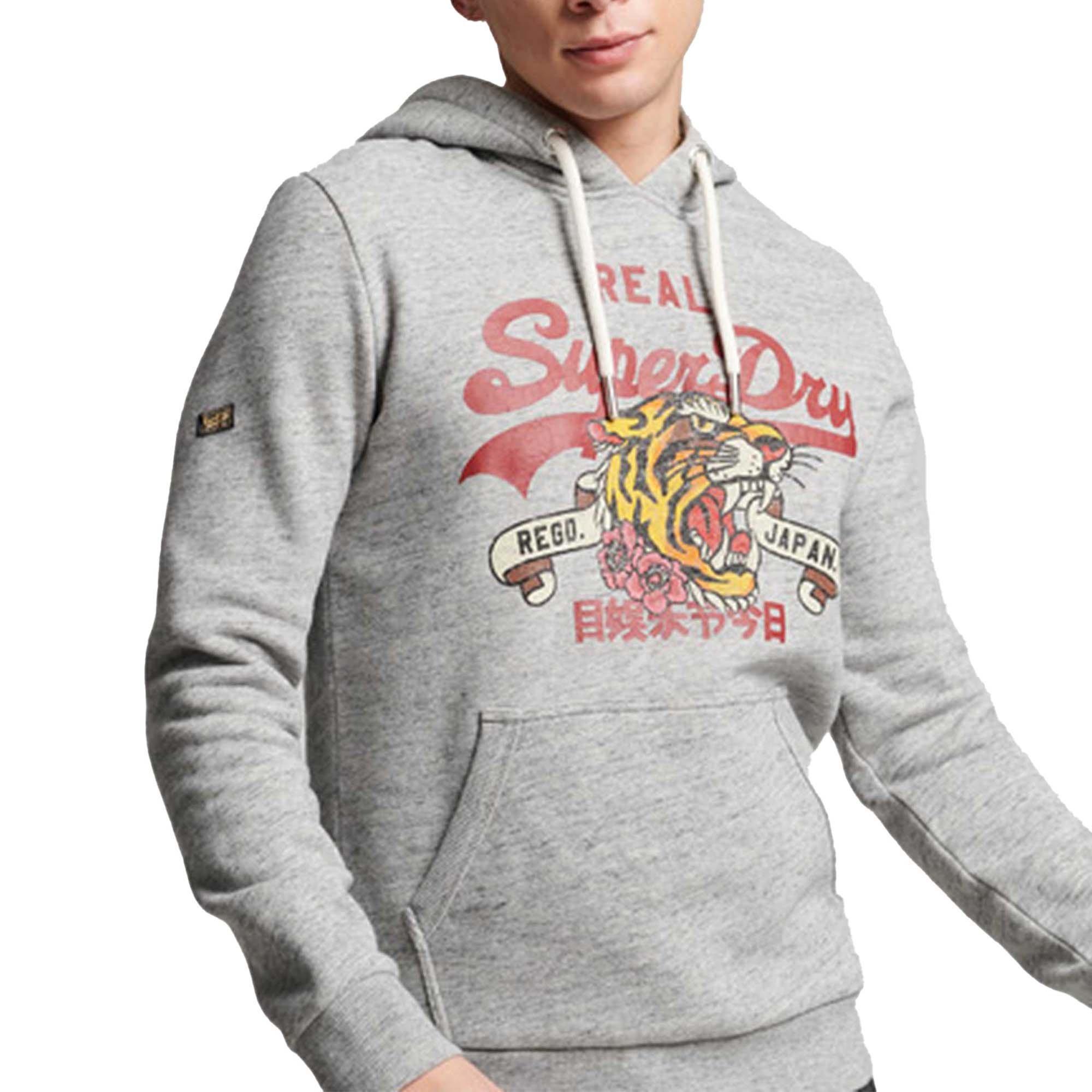 Superdry  Sweat-shirt  Confortable à porter-VINTAGE NARRATIVE HOOD 