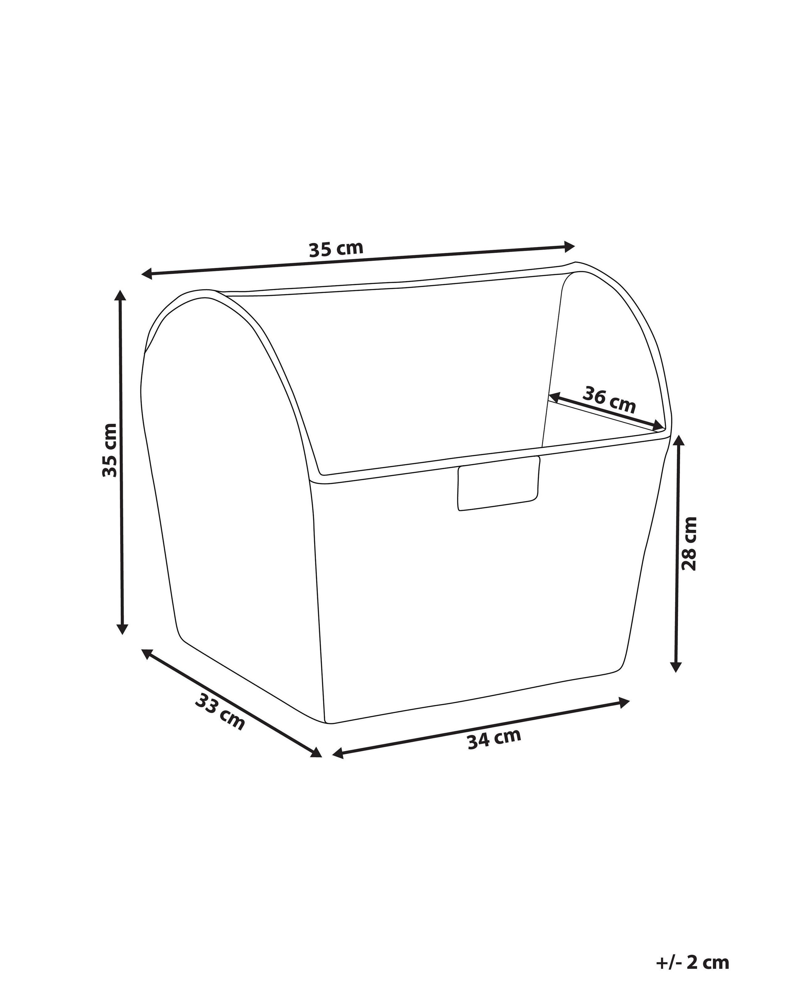 Beliani Korb en Giacinto d'acqua Boho VINH  