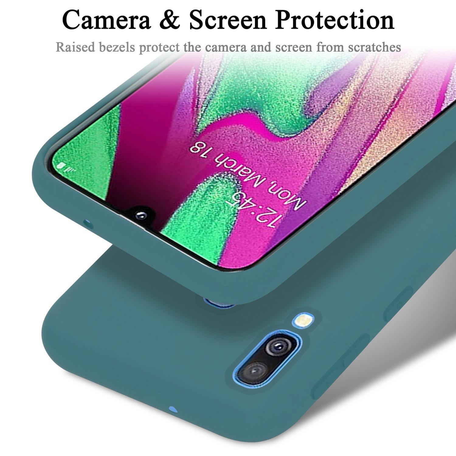 Cadorabo  Hülle für Samsung Galaxy A40 TPU Silikon Liquid 