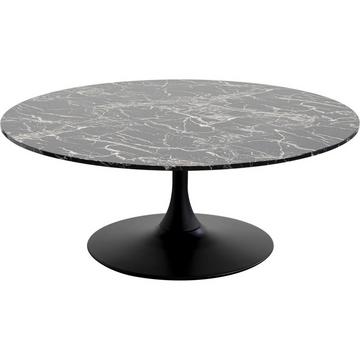 Table basse marbre Schickeria noir ronde 110