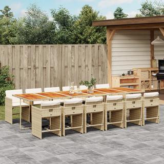 VidaXL Garten essgruppe poly-rattan  