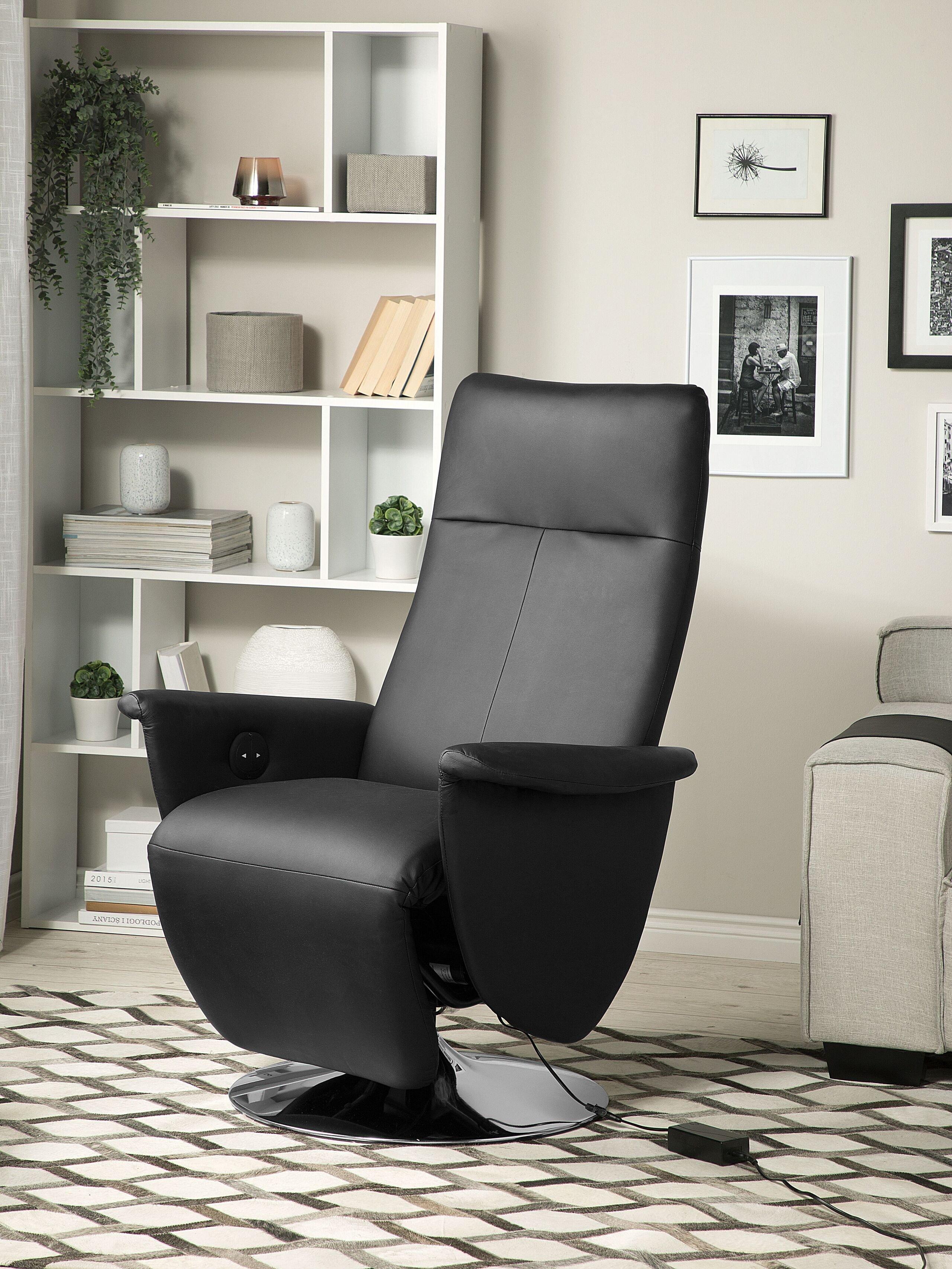 Beliani Fauteuil en Cuir PU Moderne PRIME  