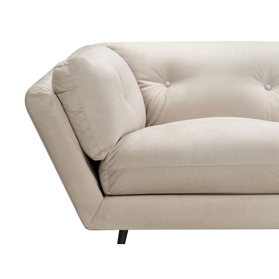 Beliani 3 Sitzer Sofa aus Samtstoff  LENVIK  