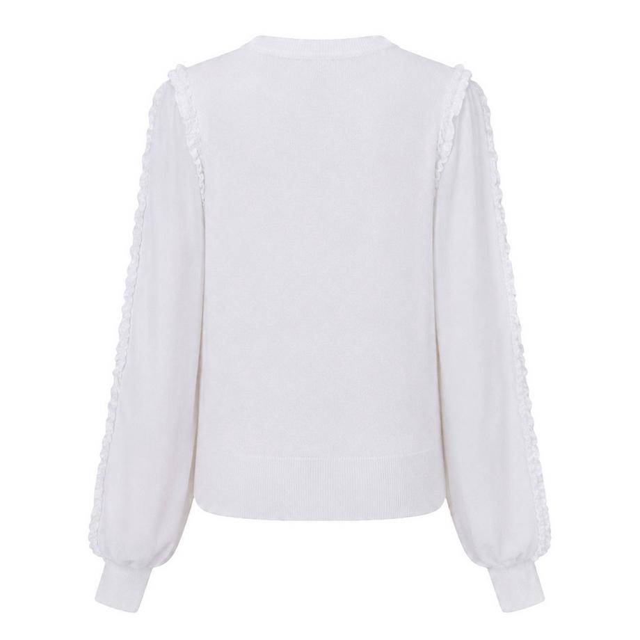 FRENCH CONNECTION Sweat Krista avec bordure froncée  