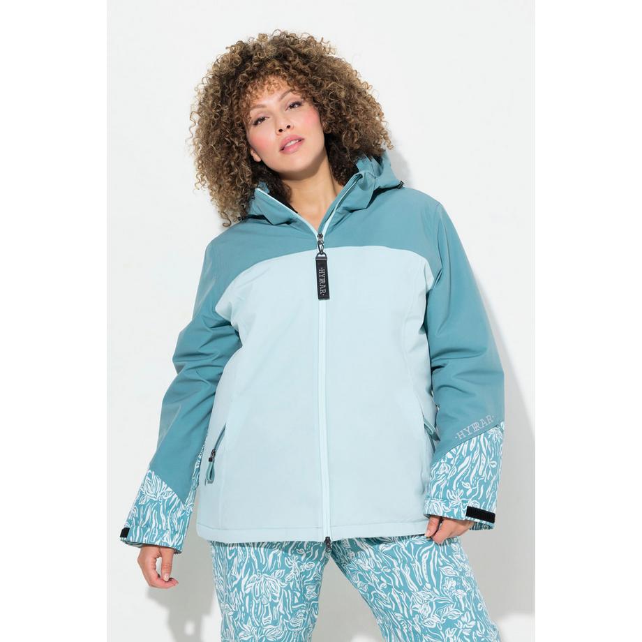 Ulla Popken  Veste technique HYPRAR à capuche, imperméable, jupe de protection contre la neige 