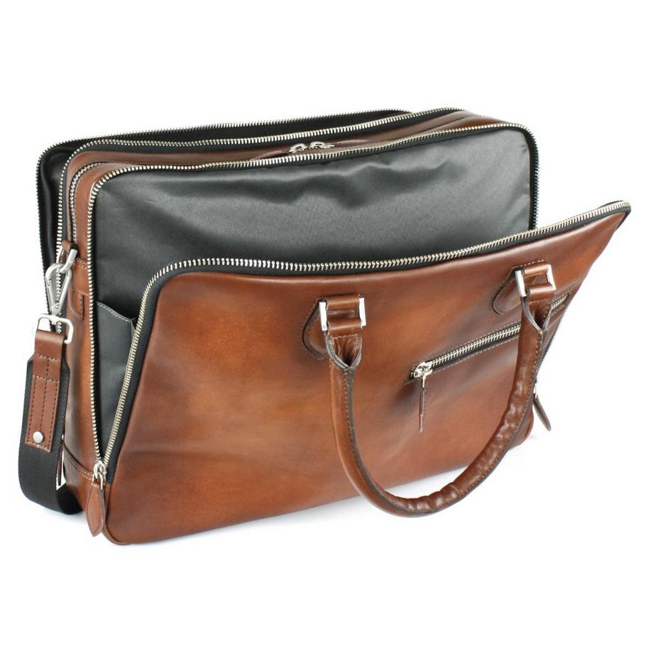 BUGATTI Domus Porte-documents 43 cm Cognac  