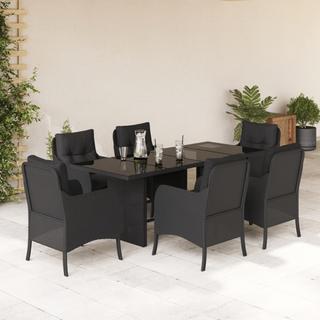 VidaXL set da pranzo da giardino Polirattan  