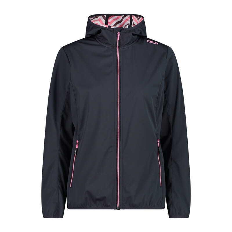 Image of Wasserdichte Kapuzenjacke Für Frauen Mit Bedrucktem Futter Unisex L