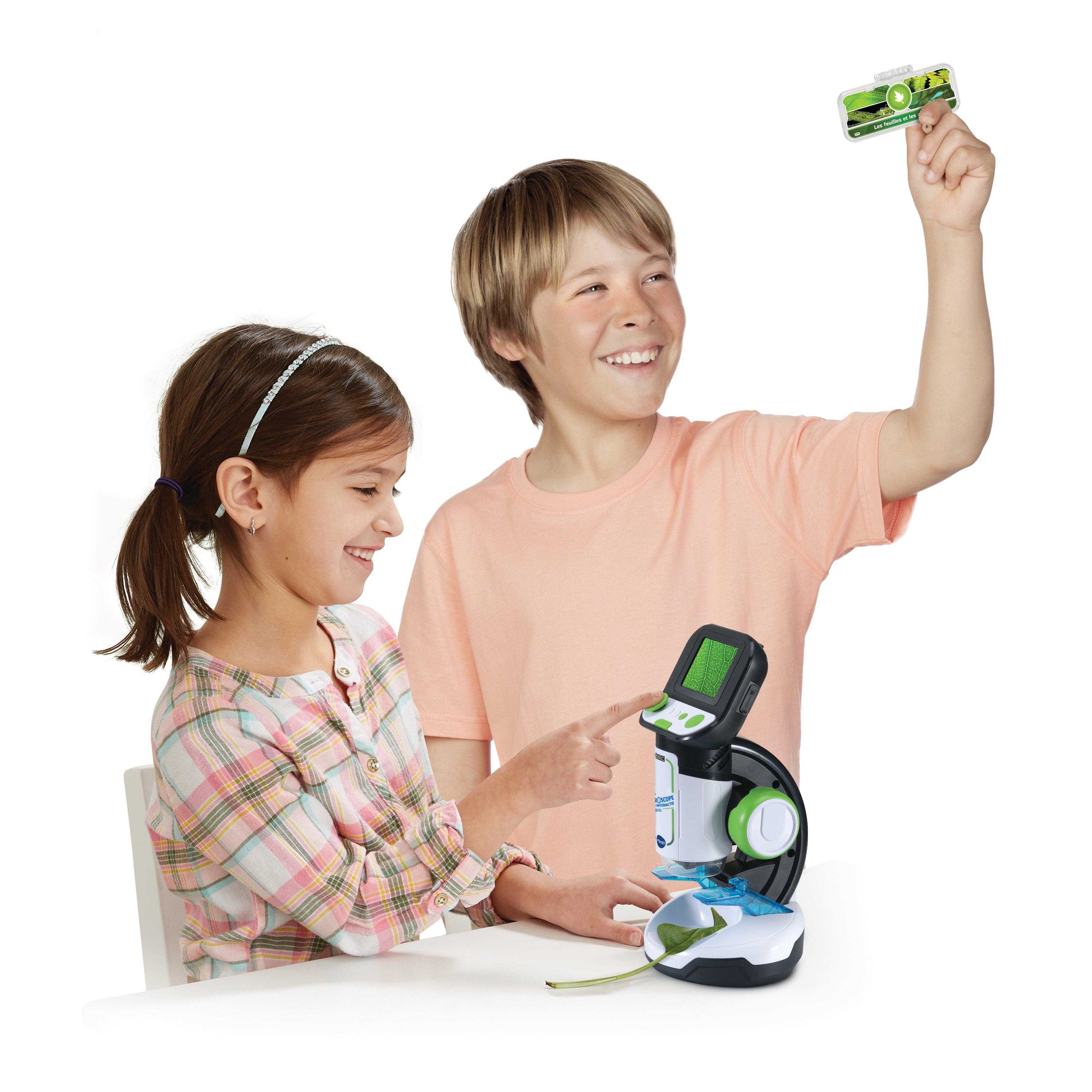 vtech  VTech Jouets Electroniques Educatifs GENIUS XL - MICROSCOPE VIDÉO INTERACTIF 