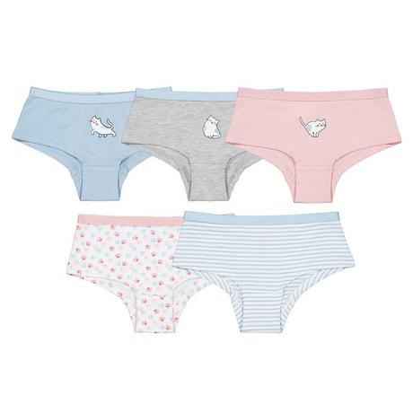 La Redoute Collections  5er-Pack Shortys  Katze 