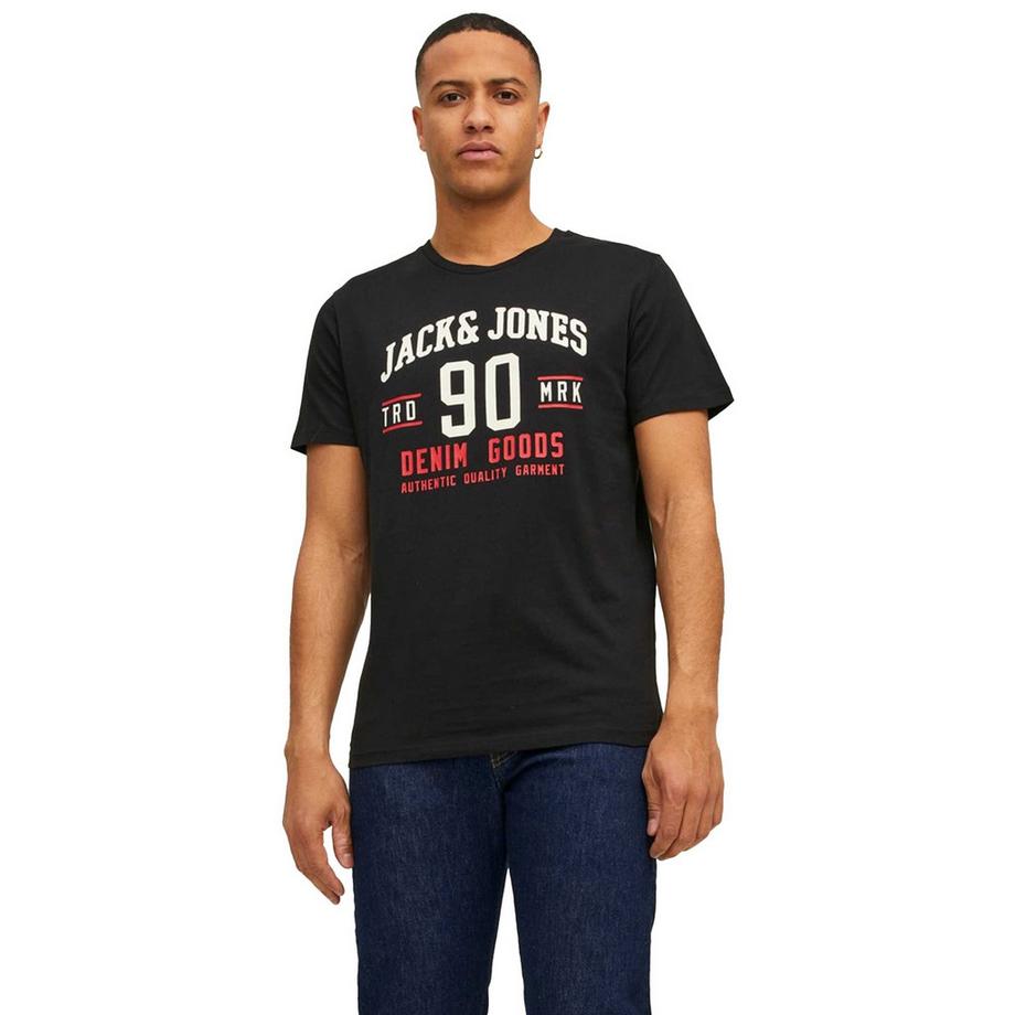 JACK & JONES  T-Shirt  6er Pack Bequem sitzend-JJETHAN TEE CREW NECK 3PK 