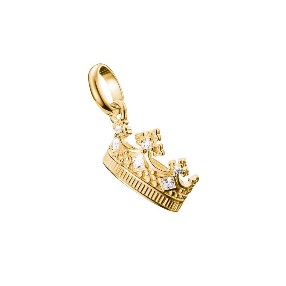 Thomas Sabo  Charm Anhänger Krone   Steinen Connect veret 