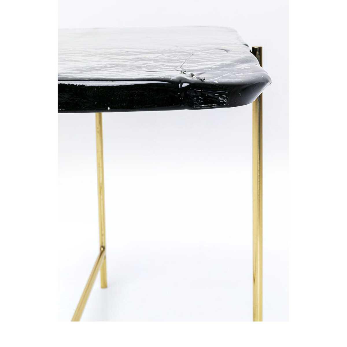 KARE Design Table d&#039;appoint Ice Double 63x46cm  