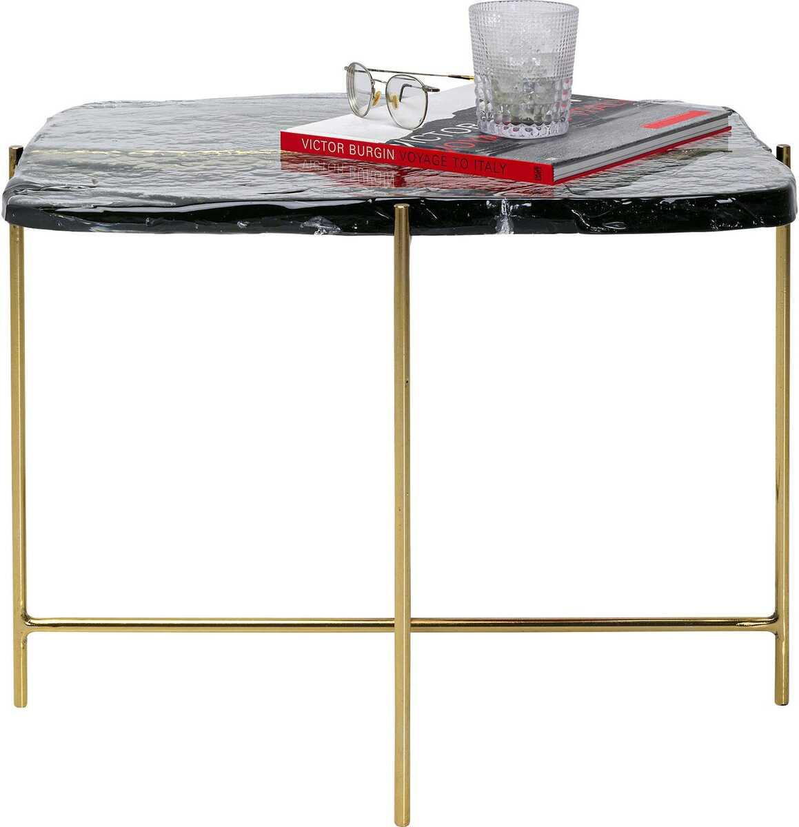 KARE Design Table d&#039;appoint Ice Double 63x46cm  