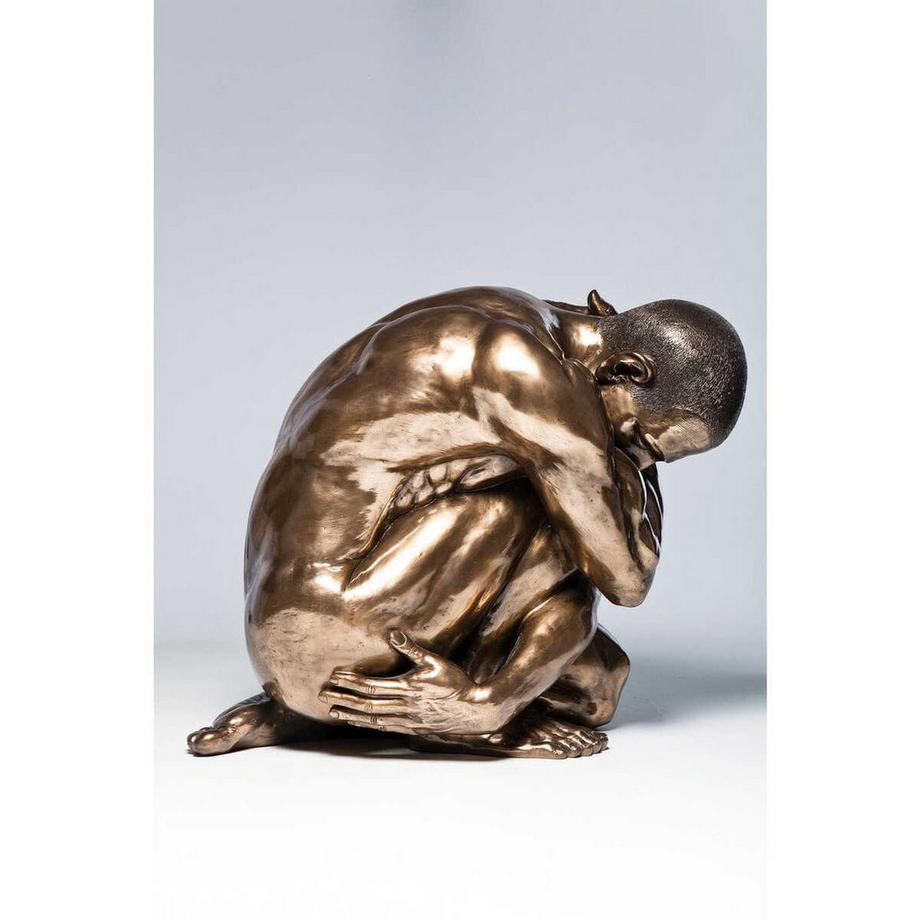 KARE Design Deko Figur Nude Man Hug Bronze  