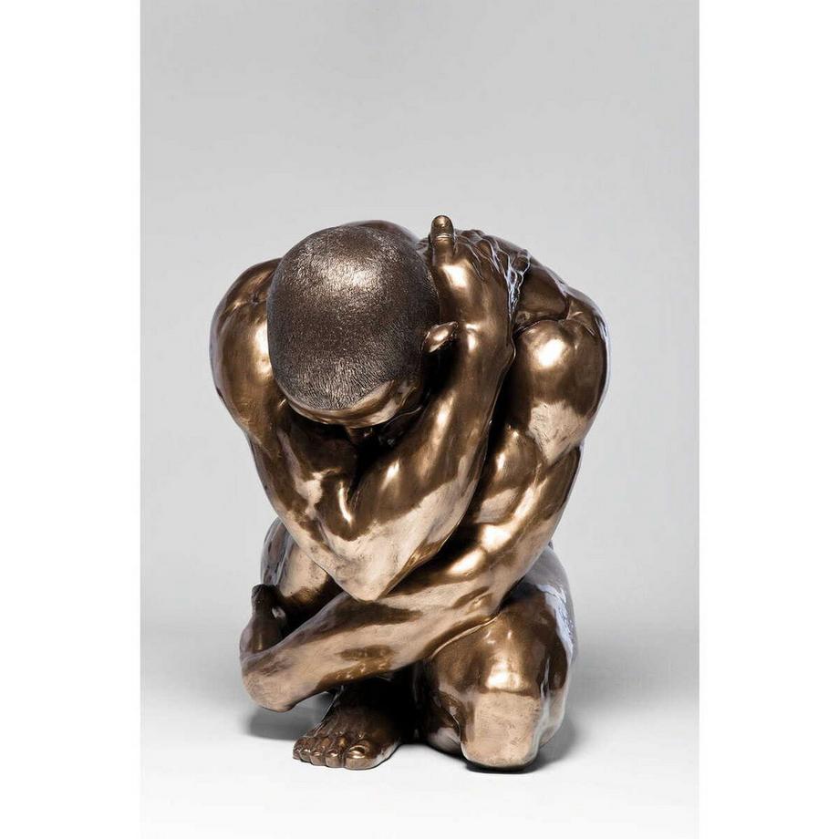 KARE Design Deko Figur Nude Man Hug Bronze  