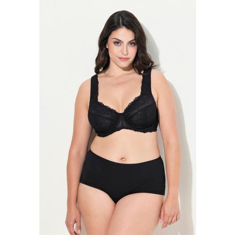 Ulla Popken  Soutien-gorge avec dentelle, armatures et bretelles larges - bonnets B-F 