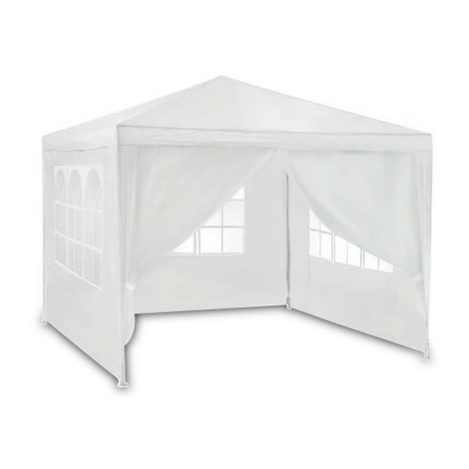 Weißer Gartenpavillon 3x3m - Modell 4936