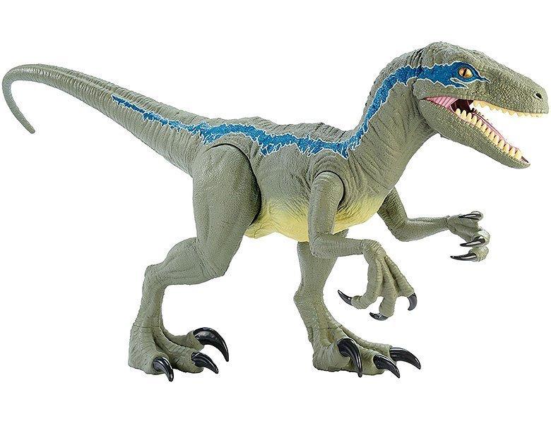 Mattel  Jurassic World Riesendino Velociraptor Blue 