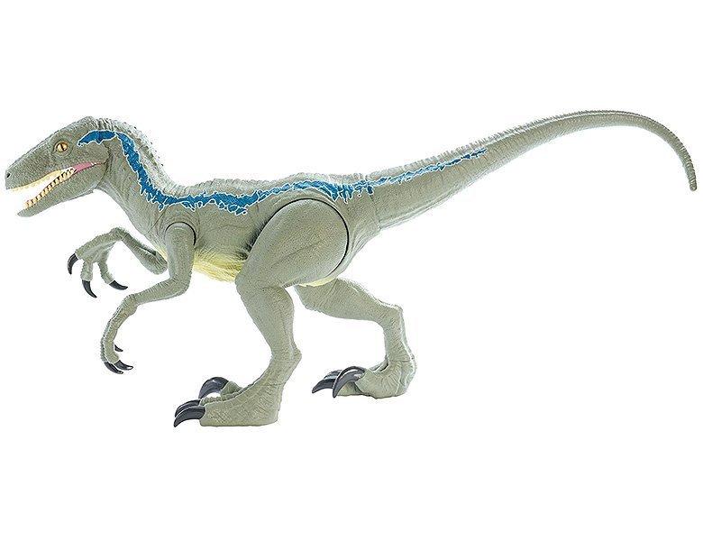 Mattel  Jurassic World Riesendino Velociraptor Blue 