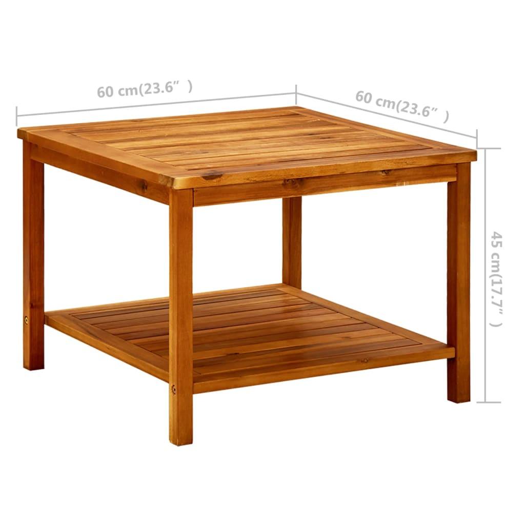 VidaXL Table basse bois  