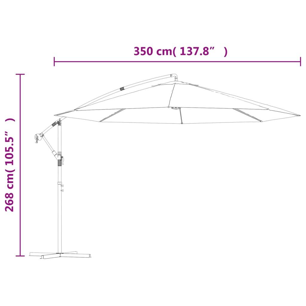 VidaXL Parapluie d'extérieur  