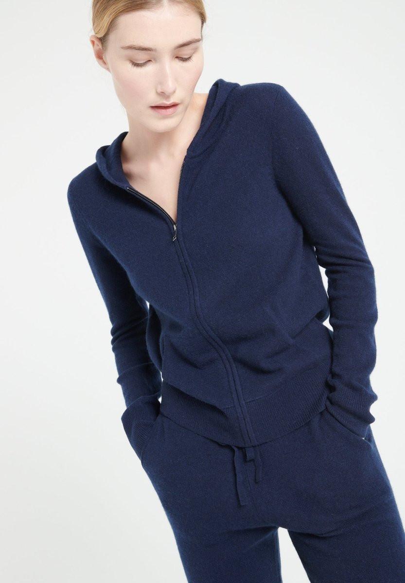 Studio Cashmere8  LILLY 8 Zip Hoody - 100% cashmere 