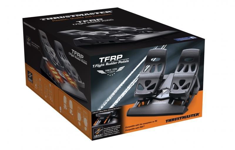 THRUSTMASTER  TFRP T.Flight Rudder Pedals Pedaliera USB, RJ12 PC, PlayStation 4, Xbox One Nero 