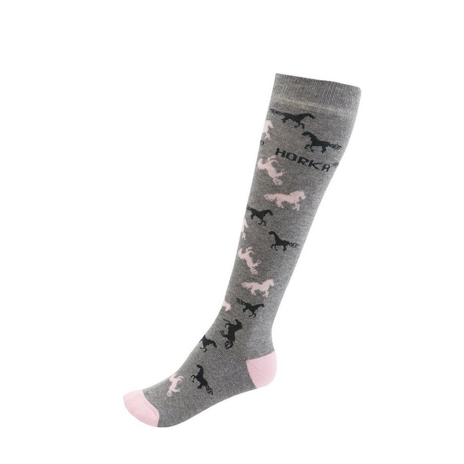 HORKA Chaussettes Motif Cheval  