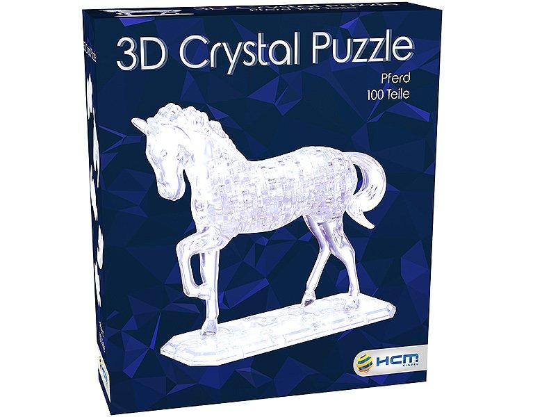 HCM KINZEL  Puzzle 3D Crystal Pferd (100Teile) 