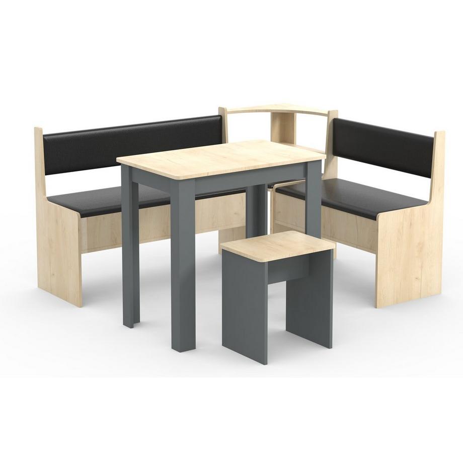 VCM  Eckbankgruppe Sitzgruppe Esszimmergruppe Bank Tisch Hocker Esal Mini 