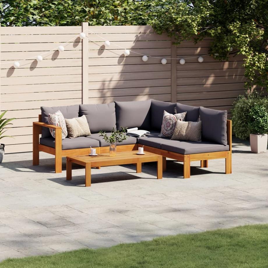 VidaXL set salotto da giardino Legno  