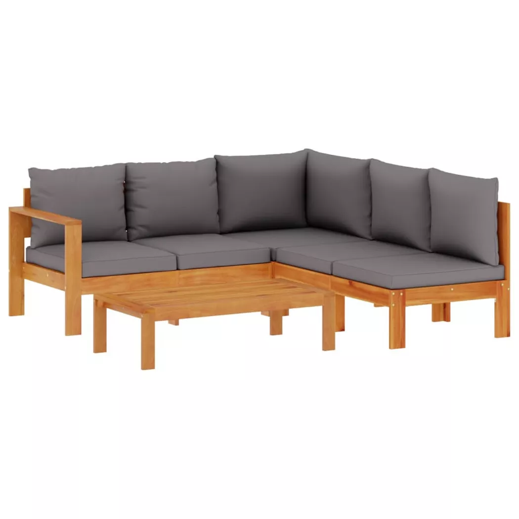 VidaXL - Salon de jardin bois, One Size, Vert Foncé