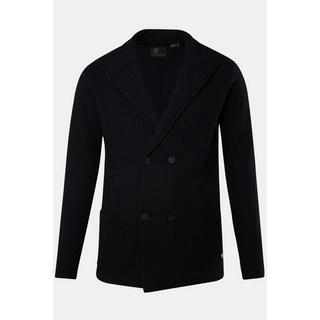 JP1880 Giacca doppiopetto di maglia con revers e tasche  