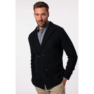 JP1880 Giacca doppiopetto di maglia con revers e tasche  