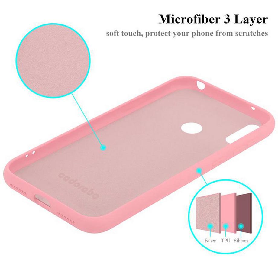 Cadorabo  Hülle für Huawei Y7 2019  Y7 PRIME 2019 TPU Silikon Liquid 