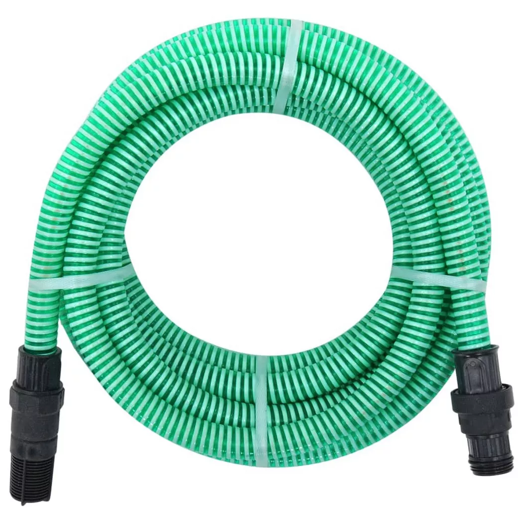 VidaXL - tubo di aspirazione PVC, One Size, Verde