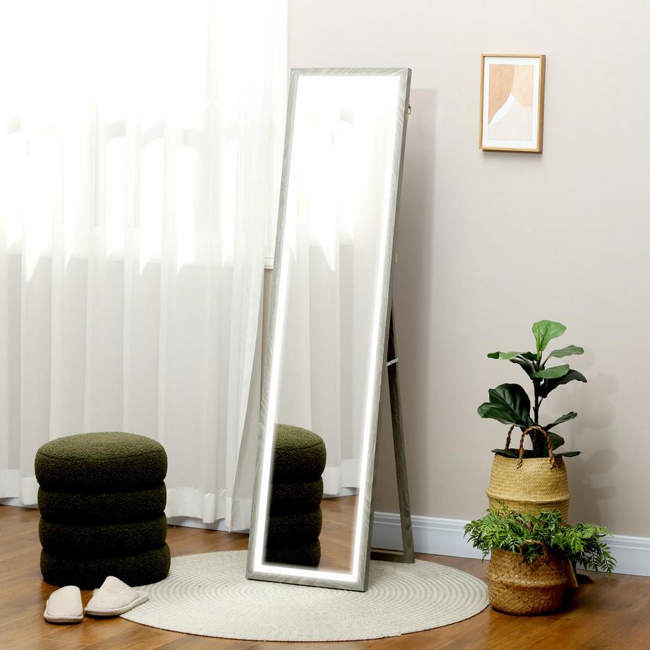 HOMCOM Miroir en pied  