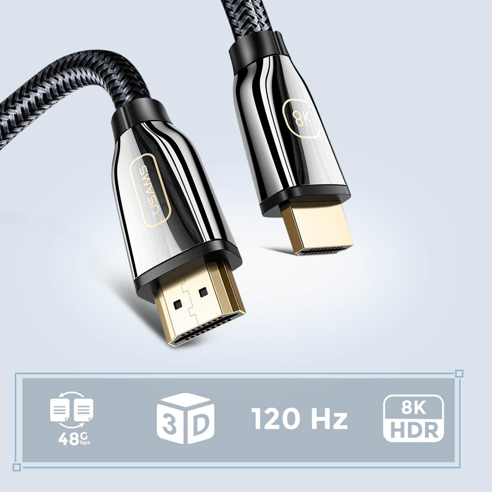 Avizar  HDMI 2.1 8K Kabel Geflochten Usams 2m 