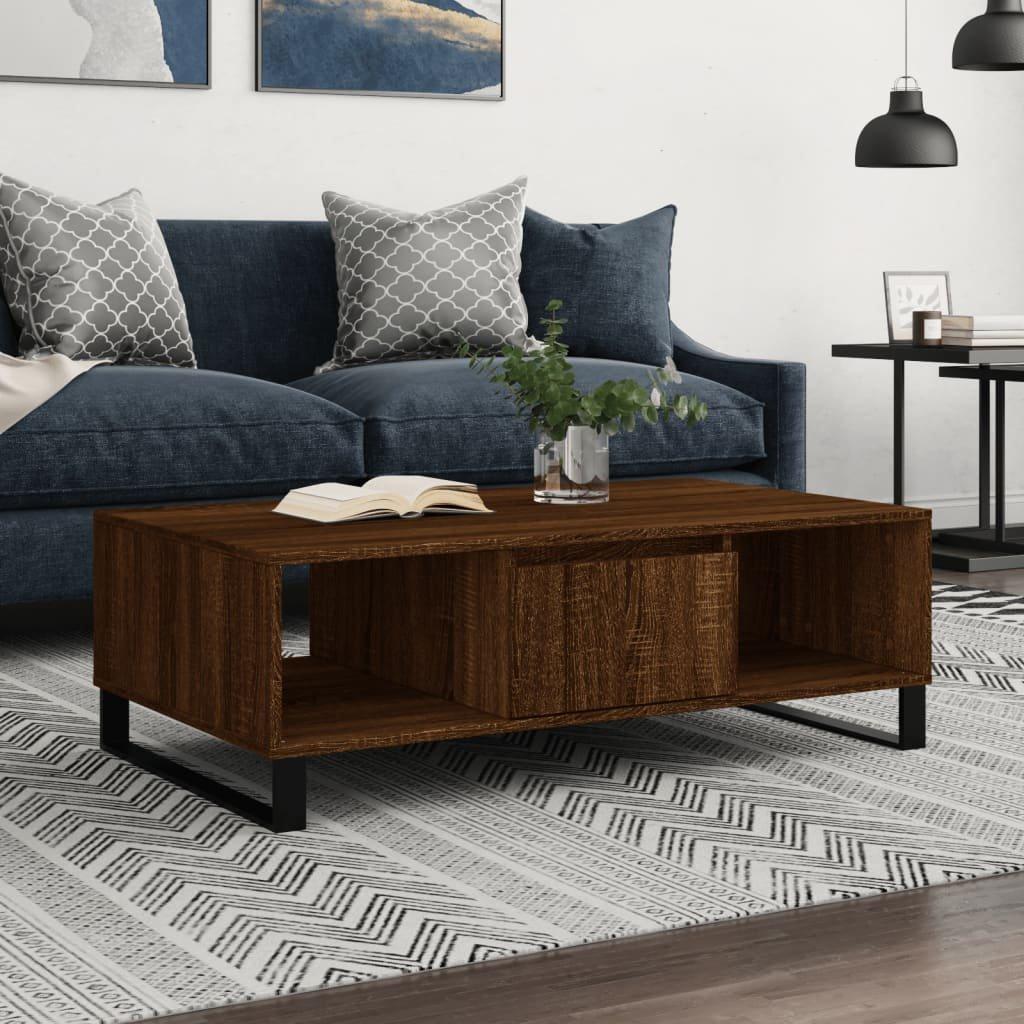 VidaXL Table basse bois d'ingénierie  