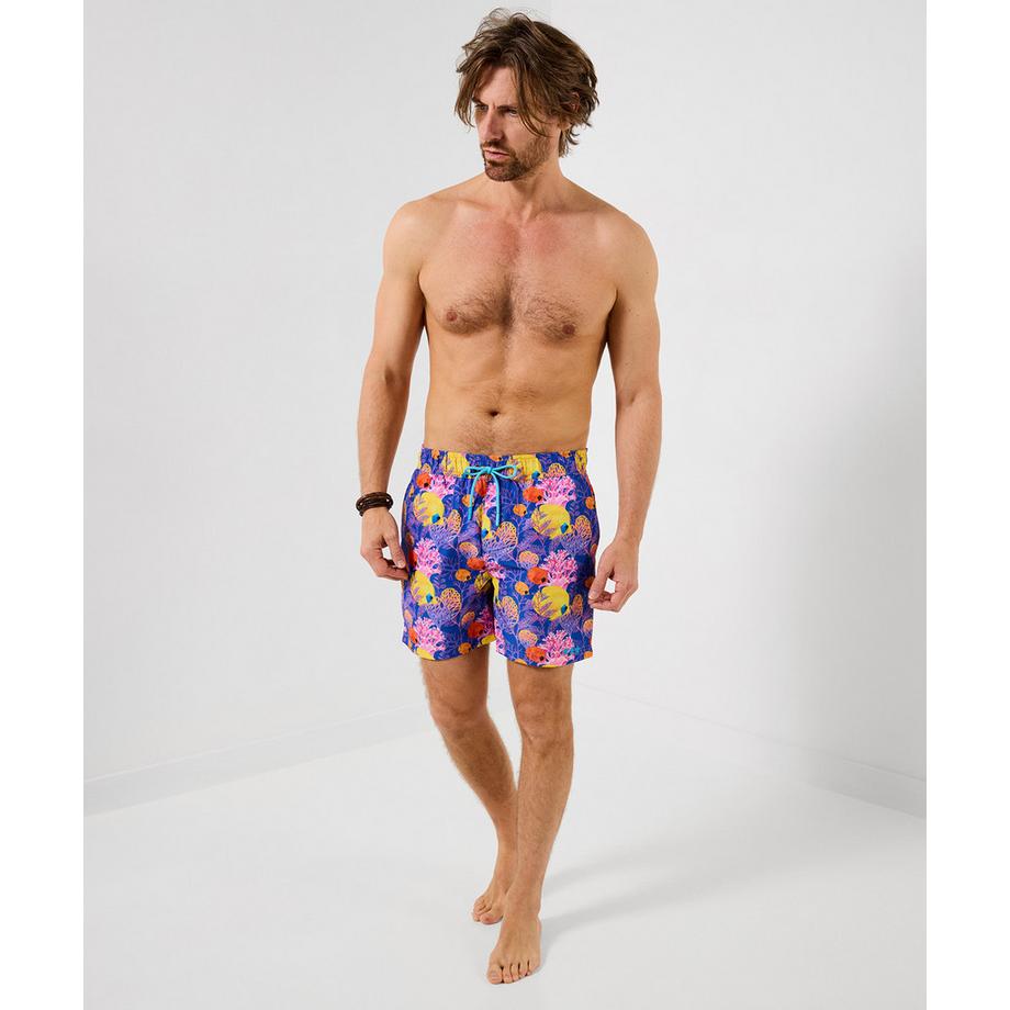 Joe Browns Short de Bain Motif Poissons Tropicaux  