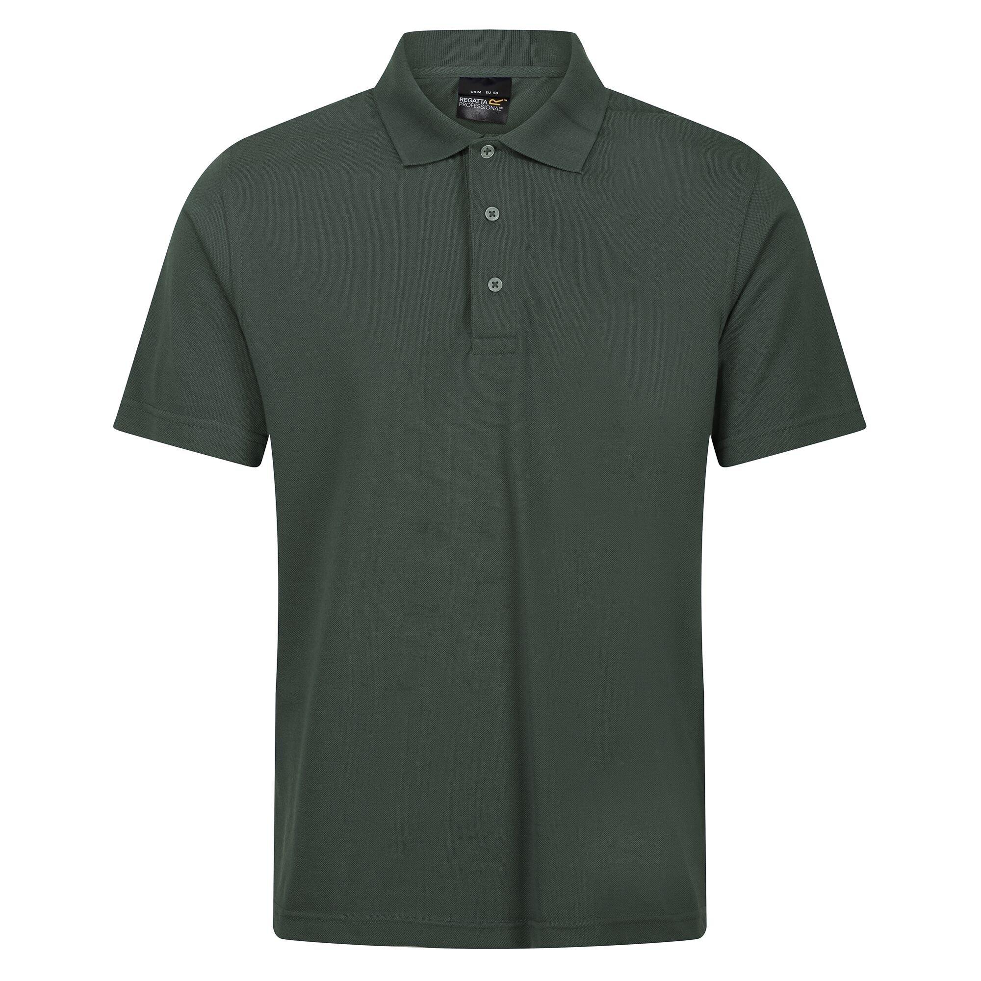 Image of Pro 6535 Poloshirt Kurzärmlig Herren Dunkelgrün 3XL
