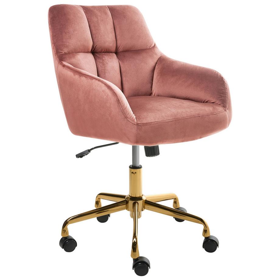 Chaise de bureau en Velours  PALMDALE