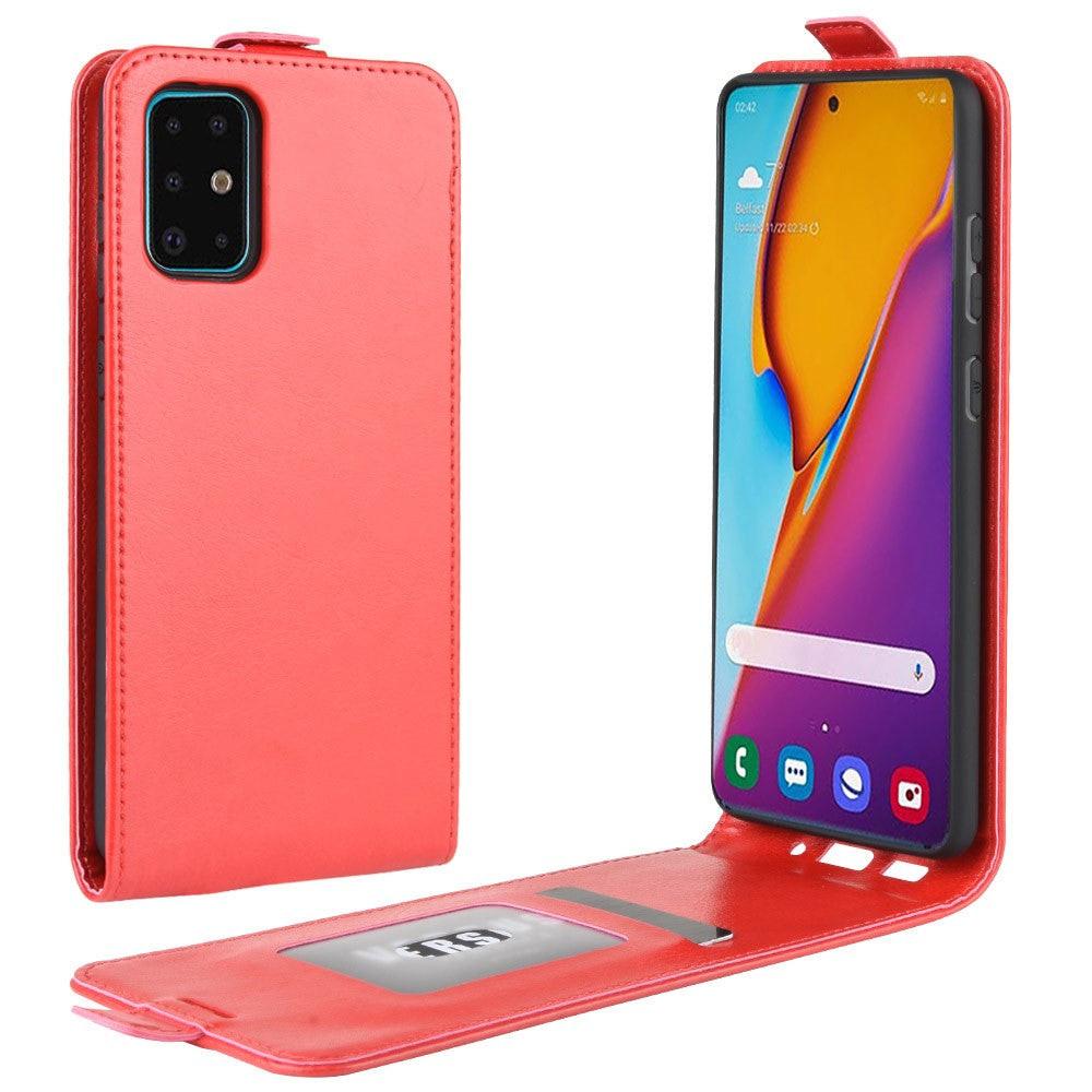 Cover-Discount  Galaxy S20+ Plus - Klassisches Leder Flip Case Vertikal 